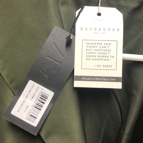 Olive Gunner Mid Trench Coat - Picture 7 of 8